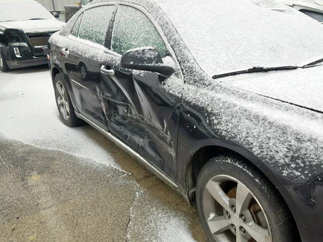 1G1ZC5E08CF176616 - 2012 CHEVROLET MALIBU 1LT შავი ფოტო 9