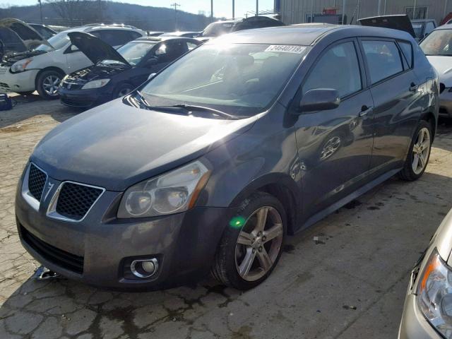 5Y2SP6E08AZ400515 - 2010 PONTIAC VIBE GRAY photo 2