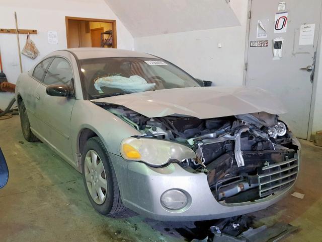 4C3AG42G63E204149 - 2003 CHRYSLER SEBRING LX SILVER photo 1