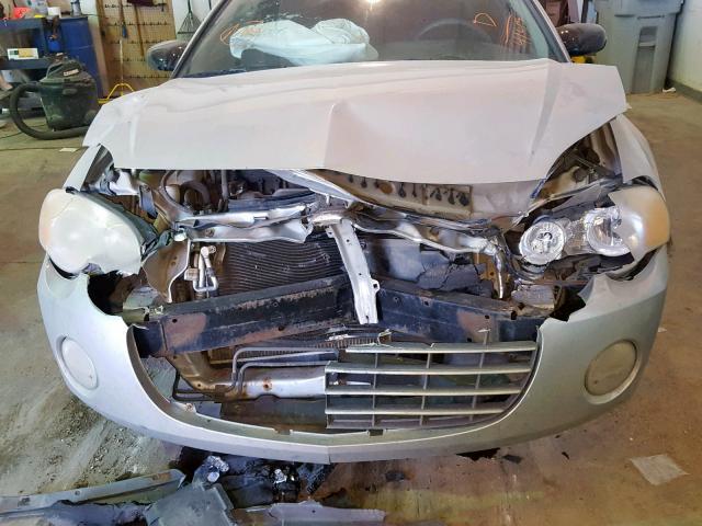 4C3AG42G63E204149 - 2003 CHRYSLER SEBRING LX SILVER photo 9