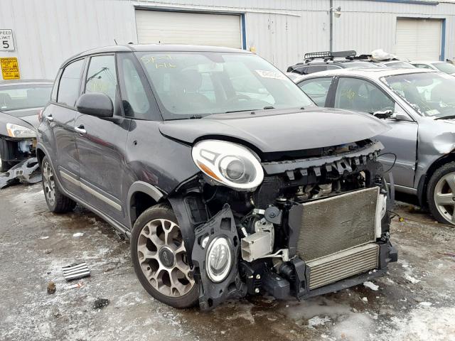 ZFBCFADH4EZ022624 - 2014 FIAT 500L TREKK GRAY photo 1