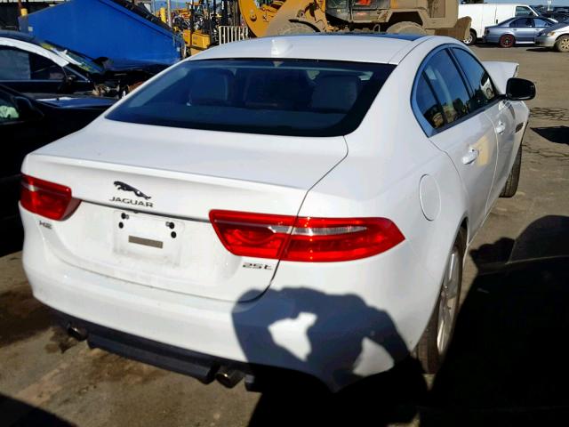 SAJAD4BG8HA965836 - 2017 JAGUAR XE PREMIUM WHITE photo 4