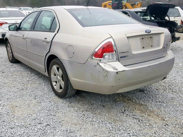 3FAHP07Z79R157711 - 2009 FORD FUSION SE BEIGE photo 3