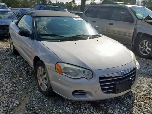 1C3EL75R54N113744 - 2004 CHRYSLER SEBRING GT SILVER photo 1