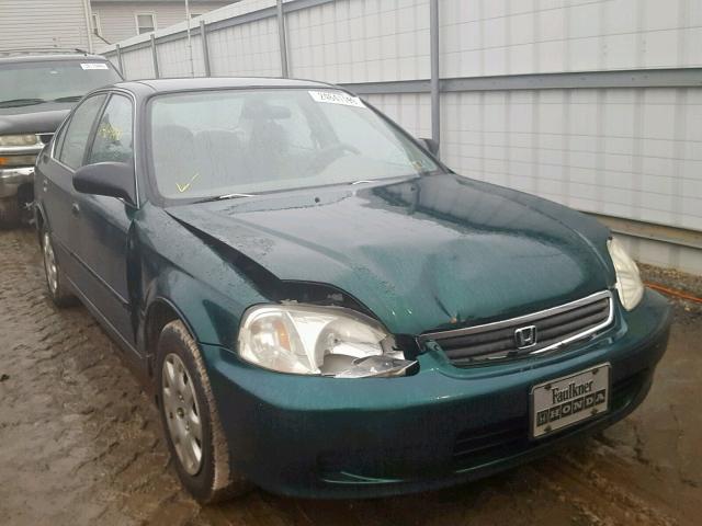 2HGEJ667XXH554194 - 1999 HONDA CIVIC LX GREEN photo 1