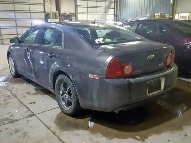 1G1ZB5EB7A4119160 - 2010 CHEVROLET MALIBU LS GRAY photo 3