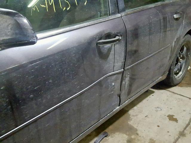 1G1ZB5EB7A4119160 - 2010 CHEVROLET MALIBU LS GRAY photo 9