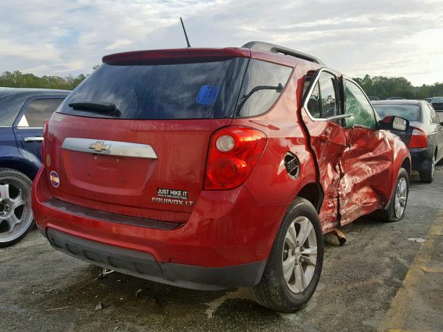 2GNALDEK4D6188670 - 2013 CHEVROLET EQUINOX LT BURGUNDY photo 4