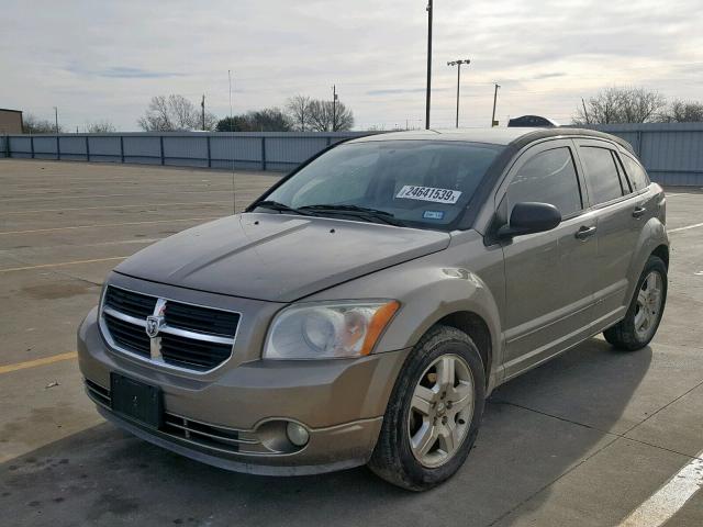 1B3HB48B37D408944 - 2007 DODGE CALIBER SX TAN photo 2