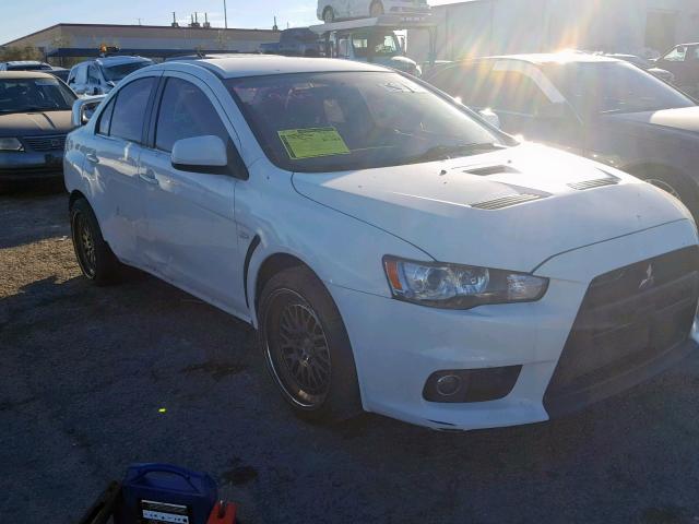 JA32W8FV2DU024032 - 2013 MITSUBISHI LANCER EVO WHITE photo 1