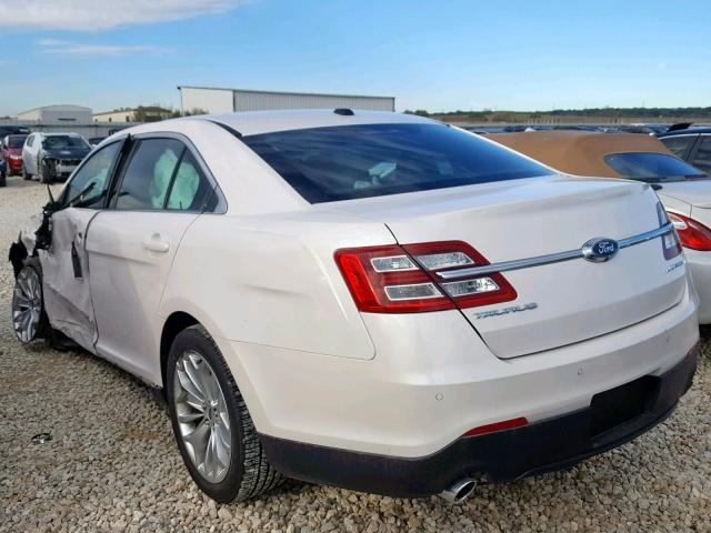 1FAHP2F81JG129483 - 2018 FORD TAURUS LIM WHITE photo 3