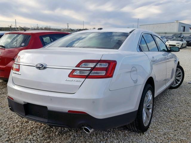 1FAHP2F81JG129483 - 2018 FORD TAURUS LIM WHITE photo 4