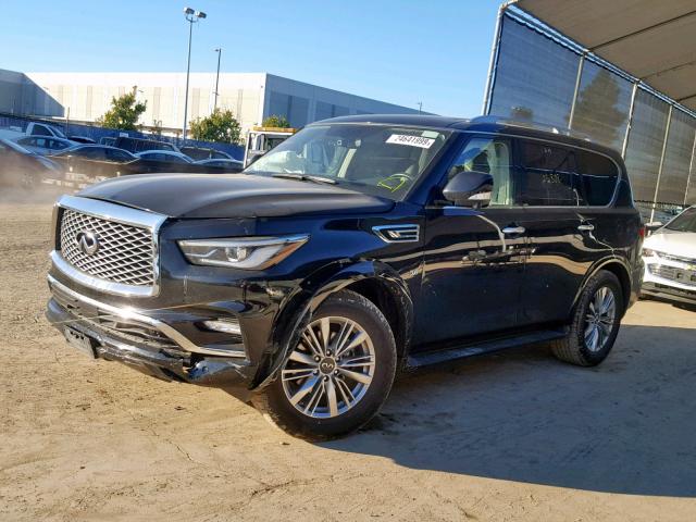 JN8AZ2NE2J9190265 - 2018 INFINITI QX80 BASE BLACK photo 2