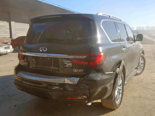 JN8AZ2NE2J9190265 - 2018 INFINITI QX80 BASE BLACK photo 4