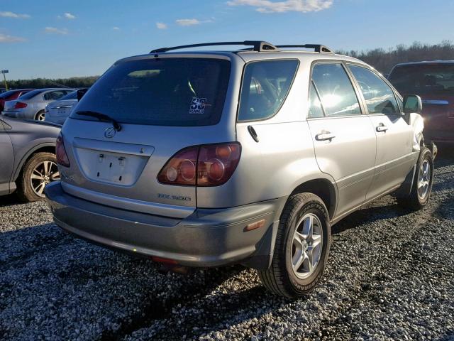 JT6GF10U6Y0060700 - 2000 LEXUS RX 300 SILVER photo 4