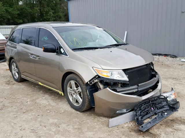 5FNRL5H90DB014129 - 2013 HONDA ODYSSEY TO TAN photo 1