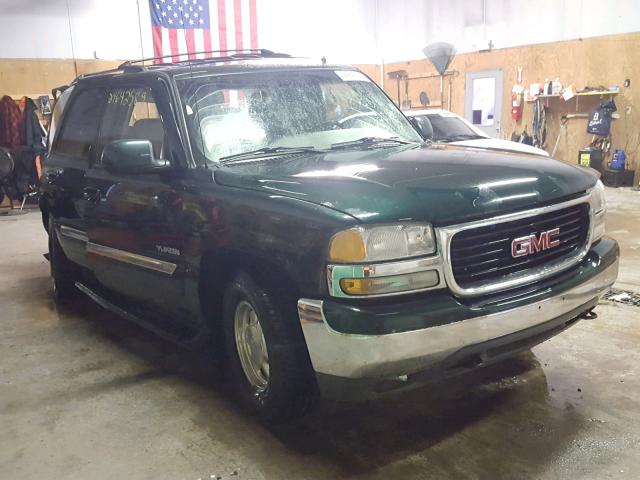 1GKEK13Z52J115002 - 2002 GMC YUKON GREEN photo 1