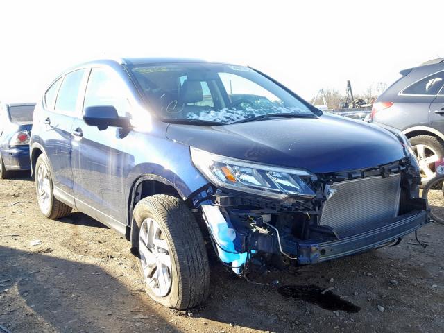 2HKRM4H79GH615874 - 2016 HONDA CR-V EXL BLUE photo 1