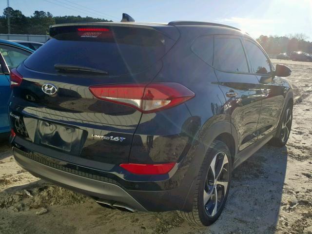 KM8J33A20GU259048 - 2016 HYUNDAI TUCSON LIM BLACK photo 4