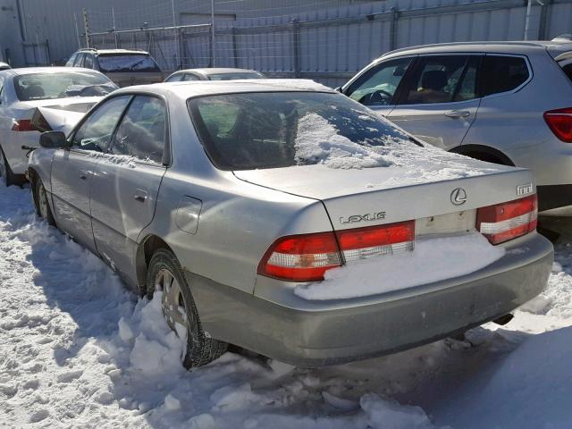 JT8BF28G3Y0287901 - 2000 LEXUS ES 300 SILVER photo 3