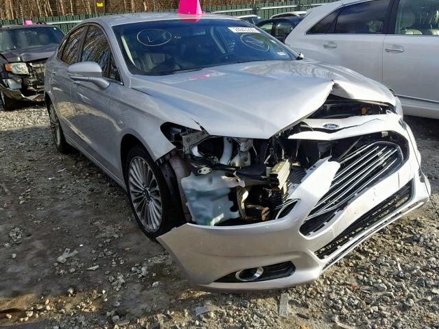 3FA6P0D9XER125423 - 2014 FORD FUSION TIT SILVER photo 1