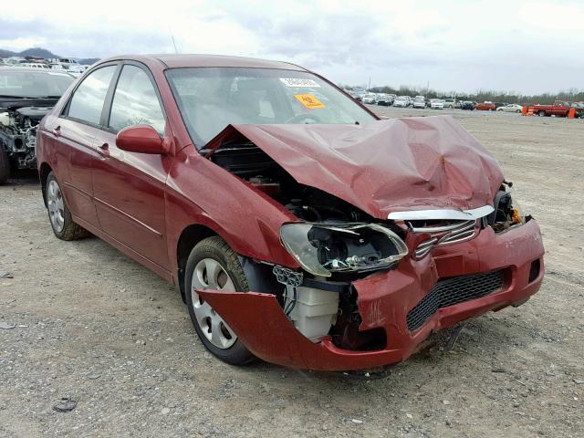 KNAFE121875421658 - 2007 KIA SPECTRA EX BURGUNDY photo 1