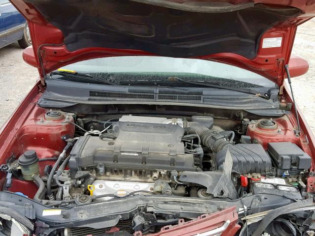 KNAFE121875421658 - 2007 KIA SPECTRA EX BURGUNDY photo 7