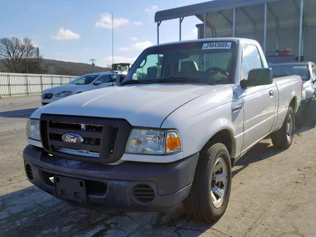 1FTYR10D89PA50439 - 2009 FORD RANGER WHITE photo 2