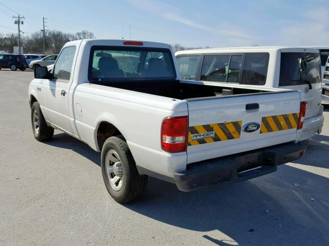 1FTYR10D89PA50439 - 2009 FORD RANGER WHITE photo 3