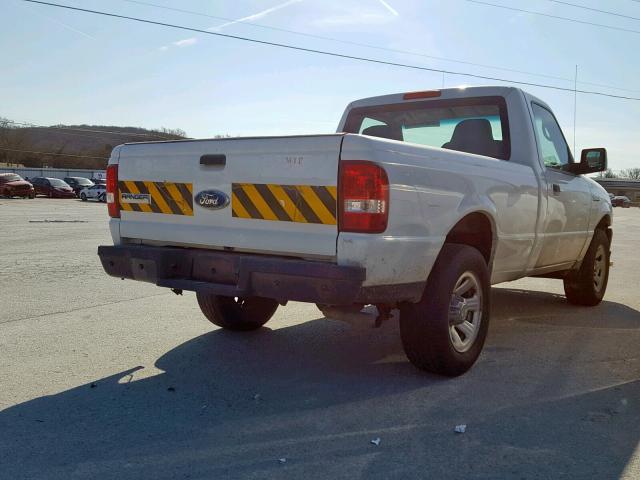 1FTYR10D89PA50439 - 2009 FORD RANGER WHITE photo 4