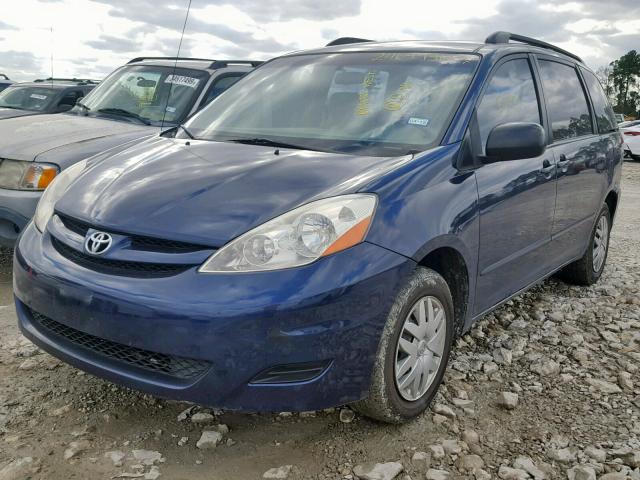 5TDZA23C46S587282 - 2006 TOYOTA SIENNA CE/ BLUE photo 2