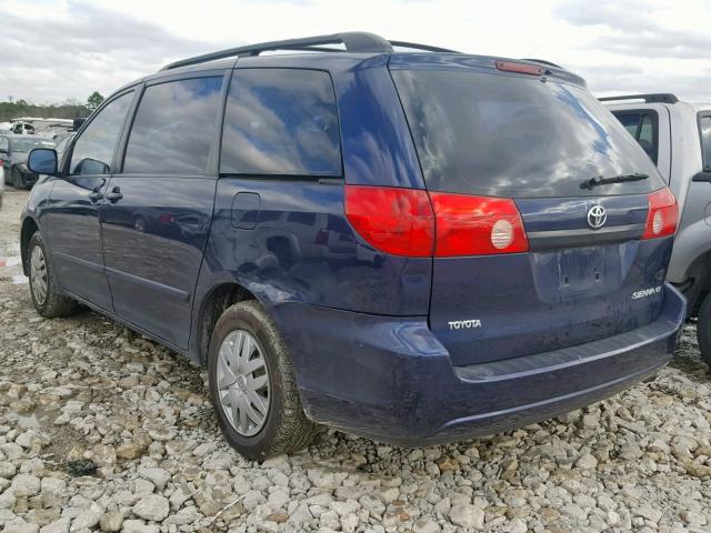 5TDZA23C46S587282 - 2006 TOYOTA SIENNA CE/ BLUE photo 3