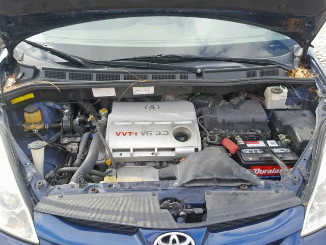 5TDZA23C46S587282 - 2006 TOYOTA SIENNA CE/ BLUE photo 7