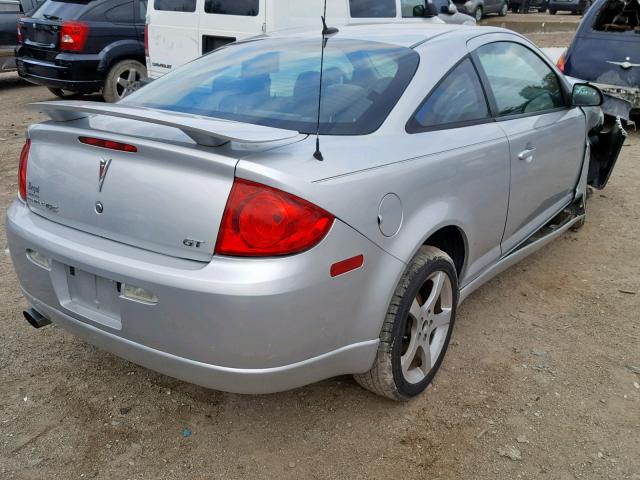 1G2AT18H897256004 - 2009 PONTIAC G5 GT SILVER photo 4