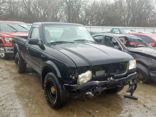 1FTYR10U51TA97620 - 2001 FORD RANGER BLACK photo 1