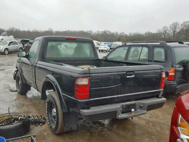 1FTYR10U51TA97620 - 2001 FORD RANGER BLACK photo 3