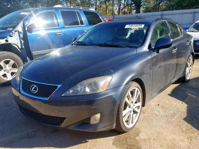 JTHBK262562012812 - 2006 LEXUS IS 250 GRAY photo 2