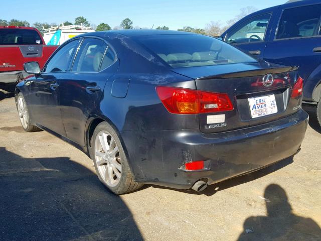 JTHBK262562012812 - 2006 LEXUS IS 250 GRAY photo 3