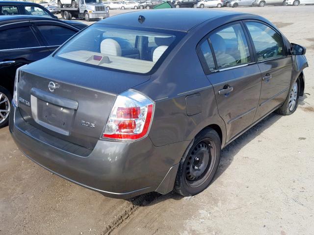 3N1AB61E57L671630 - 2007 NISSAN SENTRA 2.0 GRAY photo 4