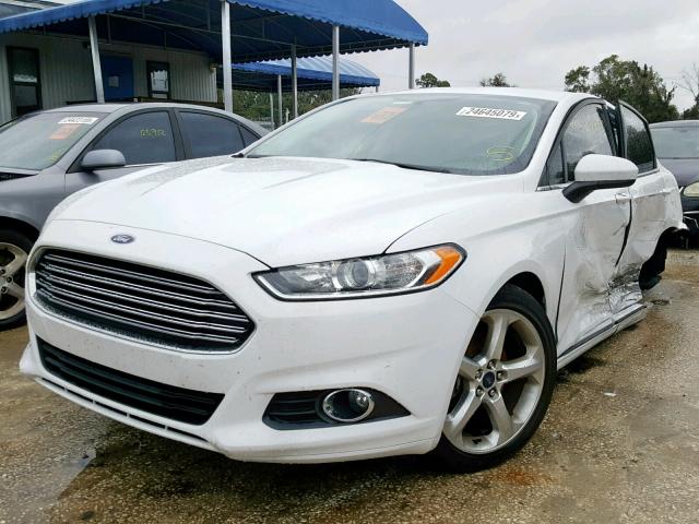 3FA6P0G72GR255130 - 2016 FORD FUSION S WHITE photo 2