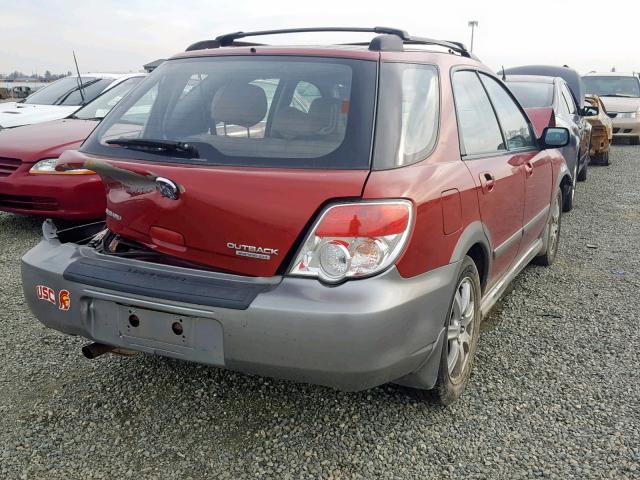 JF1GG63697H818020 - 2007 SUBARU IMPREZA OU RED photo 4