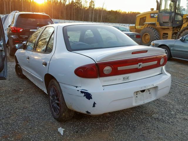 1G1JF52F647205409 - 2004 CHEVROLET CAVALIER L WHITE photo 3