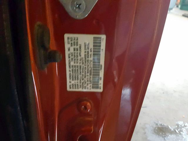 5J6YH18685L011712 - 2005 HONDA ELEMENT EX RED photo 10