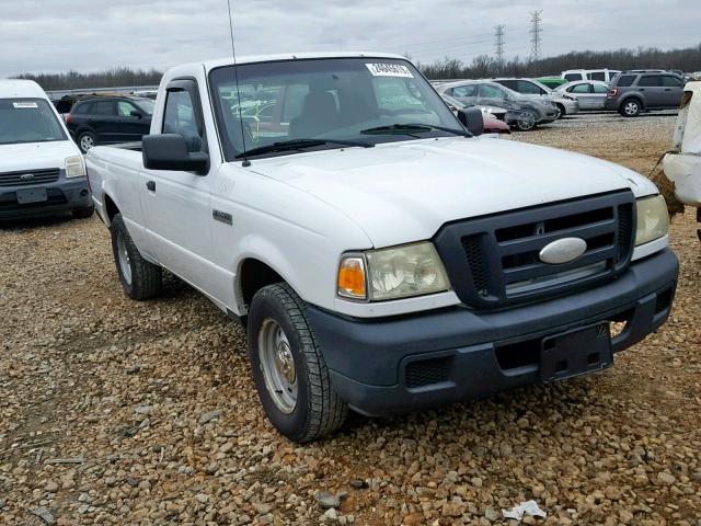 1FTYR10D86PA74218 - 2006 FORD RANGER WHITE photo 1