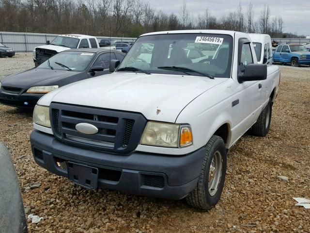 1FTYR10D86PA74218 - 2006 FORD RANGER WHITE photo 2