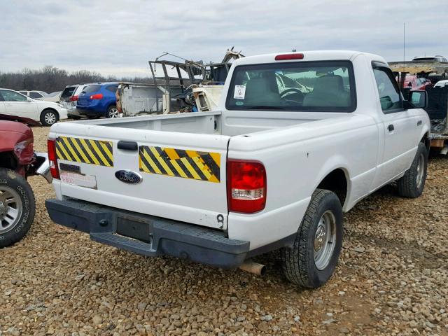 1FTYR10D86PA74218 - 2006 FORD RANGER WHITE photo 4