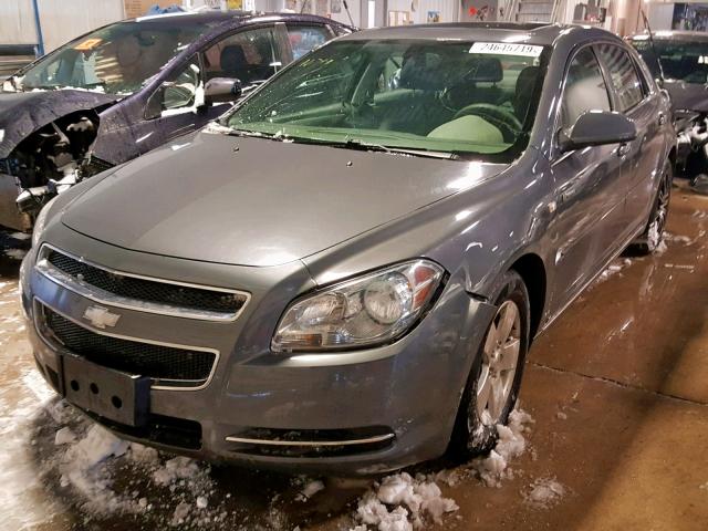 1G1ZF57568F269674 - 2008 CHEVROLET MALIBU HYB GRAY photo 2