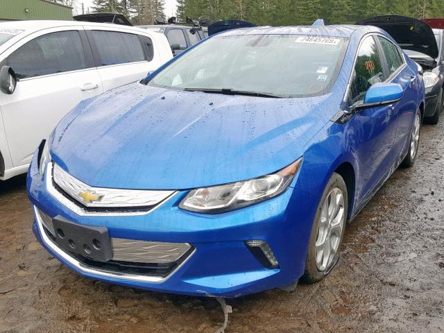 1G1RC6S51JU116210 - 2018 CHEVROLET VOLT LT BLUE photo 2