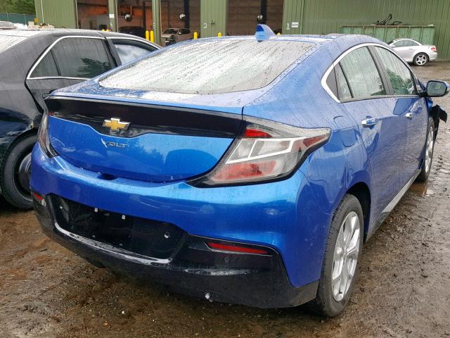 1G1RC6S51JU116210 - 2018 CHEVROLET VOLT LT BLUE photo 4