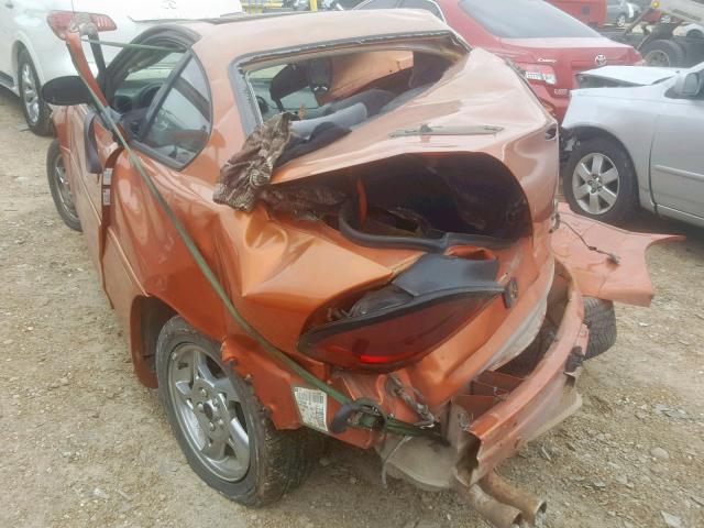 1G2NV12E14C125328 - 2004 PONTIAC GRAND AM G ORANGE photo 3